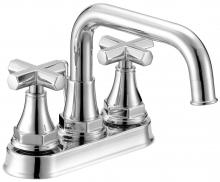 Luxart DT246E-PUCP - Downtown 1.2 GPM 4 Centerset with Cross Handles