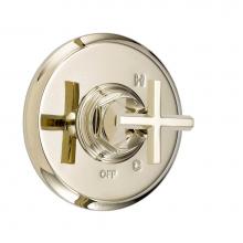 Luxart DT516TLSH-PN - Downtown Valve Only Trim with Cross Handles