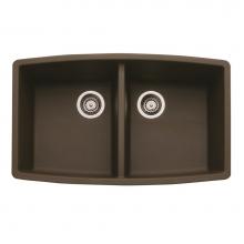 Luxart LX440068 - SILGRANIT® Double Bowl 50/50 Undermount Sink