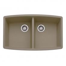 Luxart LX441290 - SILGRANIT® Double Bowl 50/50 Undermount Sink