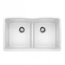 Luxart LX442074 - SILGRANIT® Double Bowl 50/50 Low Divide Undermount Sink