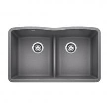 Luxart LX442077 - SILGRANIT® Double Bowl 50/50 Low Divide Undermount Sink