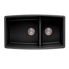 Luxart LX441312 - SILGRANIT® Double Bowl 60/40 Offset Low Divide Undermount Sink