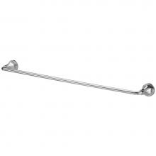 Luxart L24TB-CP - Faceted Transitional Towel Bar