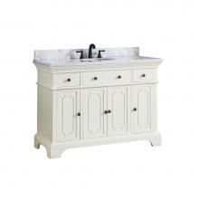 Luxart LXVANITYAC49FW - Andressa® Classic 49'' Single Bowl Bathroom Vanity