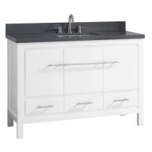 Luxart LXVANITYAE49WT - Andressa® Eclectic 49'' Single Bowl Bathroom Vanity