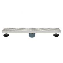 Luxart LX2401 - 24'' Stainless Steel Linear Shower Drain Square Grate