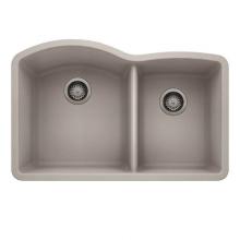 Luxart LX442745 - SILGRANIT® Double Bowl 60/40 Offset Undermount Sink
