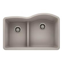 Luxart LX442743 - SILGRANIT® Double Bowl 40/60 Offset Low Divide Undermount Sink