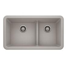 Luxart LX402330 - SILGRANIT® Double Bowl 60/40 Offset Low Divide Apron Front Sink