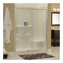 Luxart MMDP6069CL-SV - Minimalist Frameless Pivot Shower Door and Panel