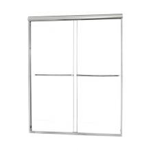 Luxart MMSS4265CL-SV - Minimalist Frameless Sliding Shower Door