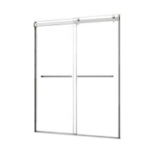 Luxart ARCDR6076CL-SV - Architectural Frameless Double Roller Shower Door