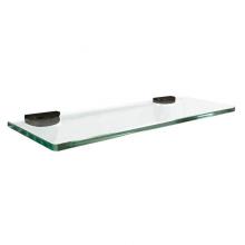 Luxart LXSS0515-BLM - LXSS0515-BLM 5'' x  15'' Glass Shelf