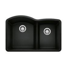 Luxart LX442909 - SILGRANIT Double Bowl 60/40 Offset Undermount Sink