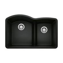 Luxart LX442910 - SILGRANIT Double Bowl 60/40 Offset Low Divide Undermount Sink