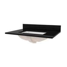 Luxart LXVTGR3122S-BLG - Andressa 31'' Granite Vanity Top