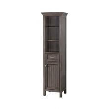 Luxart LXLCCOT2172-DG - Andressa 19'' Cottage Linen Cabinet