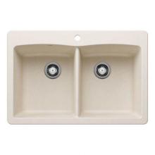 Luxart LX443067 - SILGRANIT® Double Bowl 50/50 Dual Mount Sink