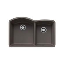 Luxart LX443101 - SILGRANIT® Double Bowl 60/40 Offset Undermount Sink