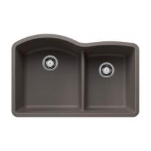 Luxart LX443102 - SILGRANIT® Double Bowl 60/40 Offset Low Divide Undermount Sink