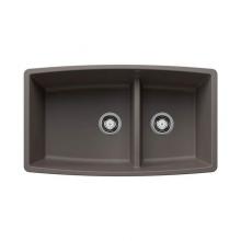 Luxart LX443125 - SILGRANIT® Double Bowl 60/40 Offset Low Divide Undermount Sink
