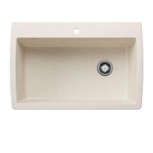Luxart LX443072 - SILGRANIT® Single Bowl Dual Mount Sink