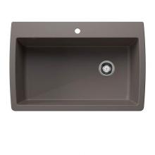 Luxart LX443109 - SILGRANIT® Single Bowl Dual Mount Sink