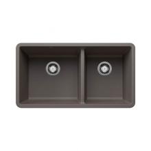 Luxart LX443118 - SILGRANIT® Double Bowl 60/40 Offset Undermount Sink