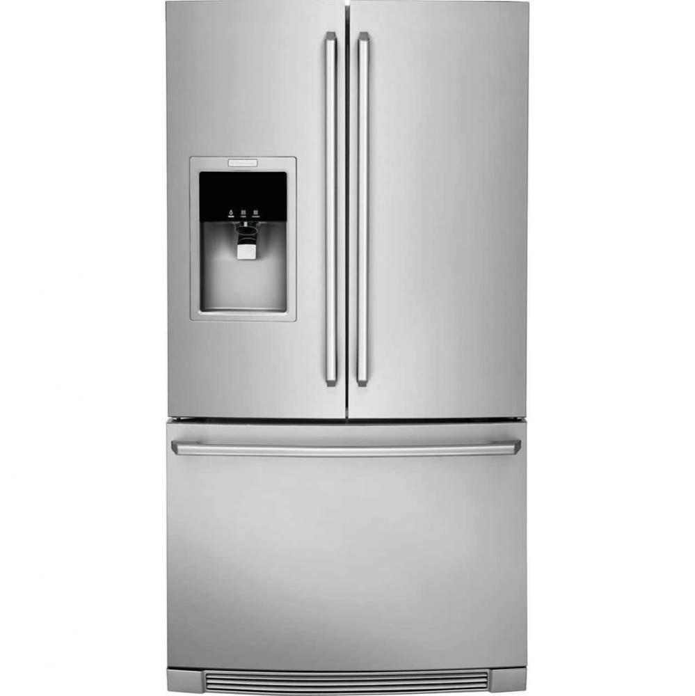 Counter-Depth French Door Refrigerator with Wave-Touch Controls