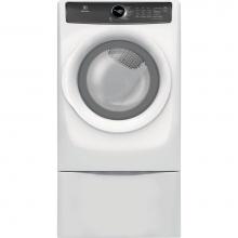 Electrolux EFME427UIW - Front Load Perfect Steam Electric Dryer with 7 cycles - 8.0 Cu. Ft.