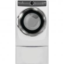 Electrolux EFMG527UIW - Front Load Perfect Steam Gas Dryer with LuxCare Dry and Instant Refresh - 8.0 Cu. Ft.