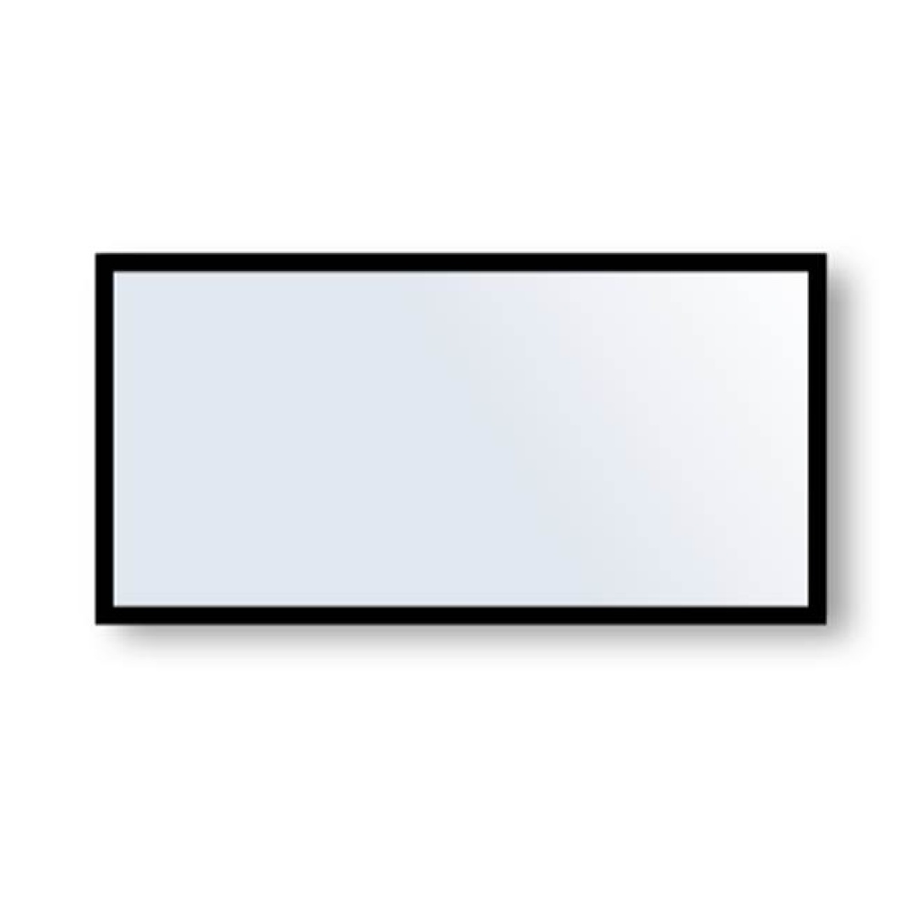 Accent Framed Mirror, 60'' x 30'' x 3/4'', Rectangle, Polished Nicke