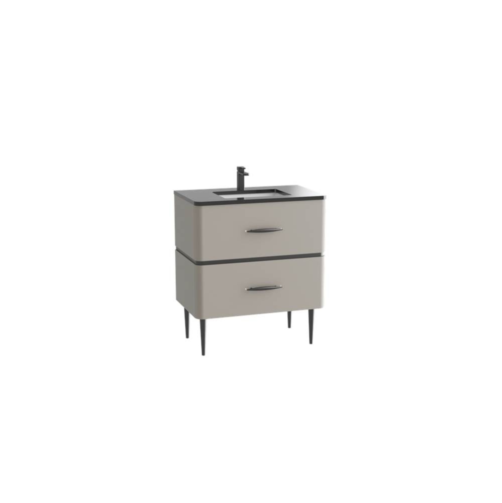 Perla 36'' Free Standing Cabinet Calm Grey/HW: Polished Chrome(PC)