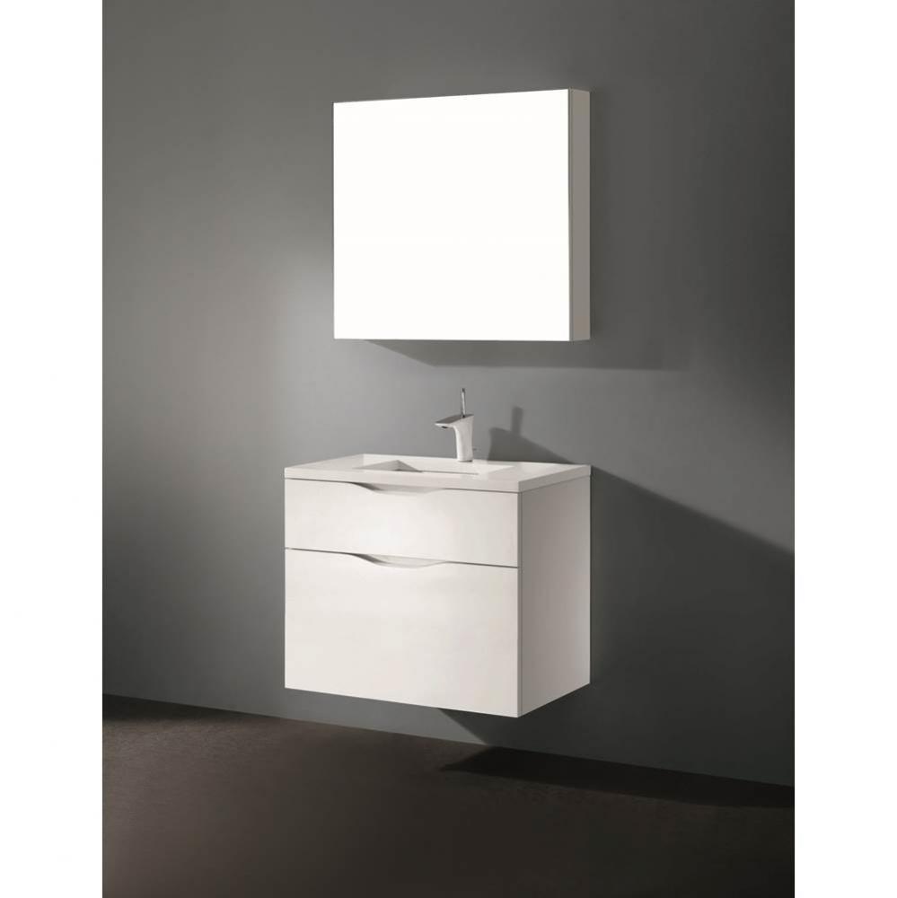 Madeli Bolano 30'' Wall hung Vanity Cabinet White Finish