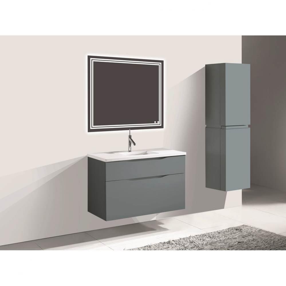 Madeli Bolano 42'' Wall hung Vanity Cabinet Studio Grey Finish
