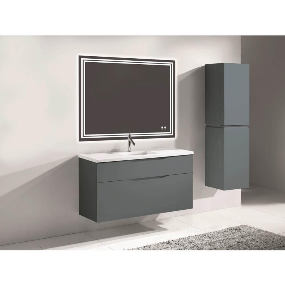 Madeli Bolano 48C'' Wall hung Vanity Cabinet Studio Grey Finish