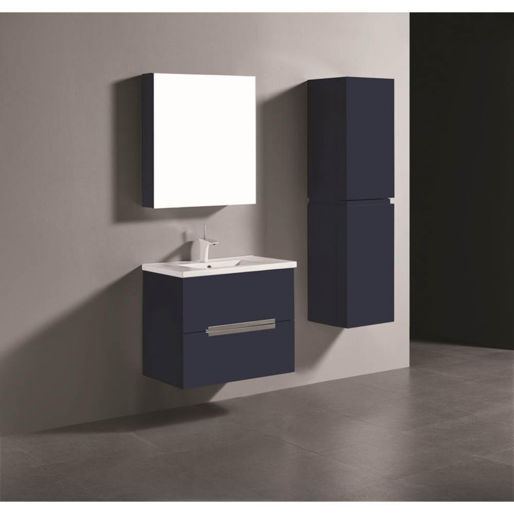 Madeli Urban 30'' Wall hung Vanity Cabinet in Sapphire Finish/HW: Polished Chrome(PC)