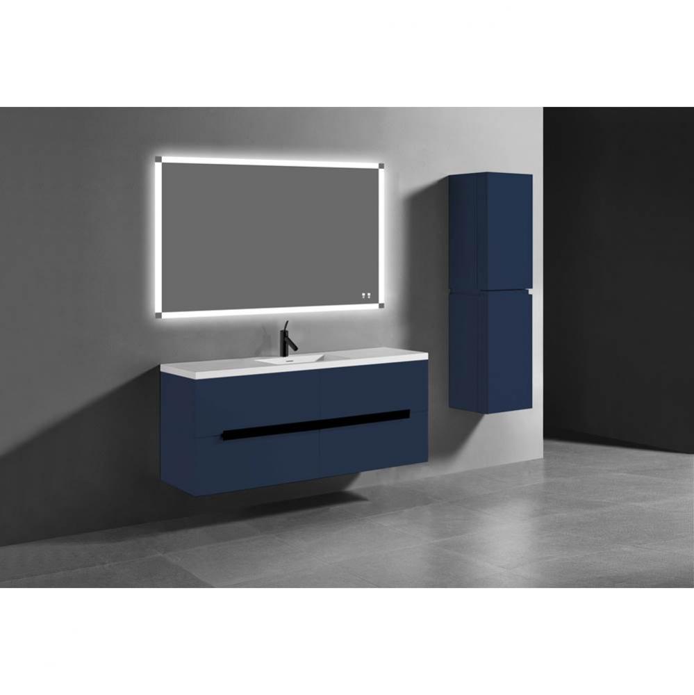 Madeli Urban 60C'' Wall hung Vanity Cabinet in Sapphire Finish/HW: Brushed Nickel(BN)