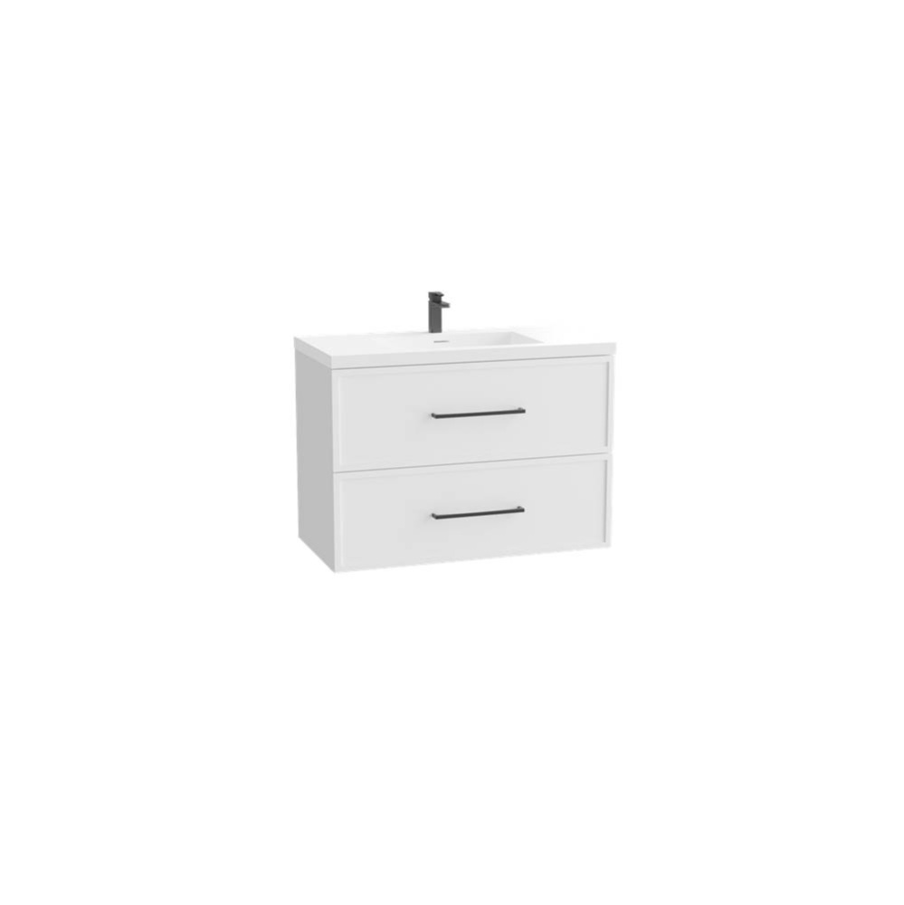 Apex 48C'' Wall hung  Vanity Cabinet in White Finish/HW: No Handle