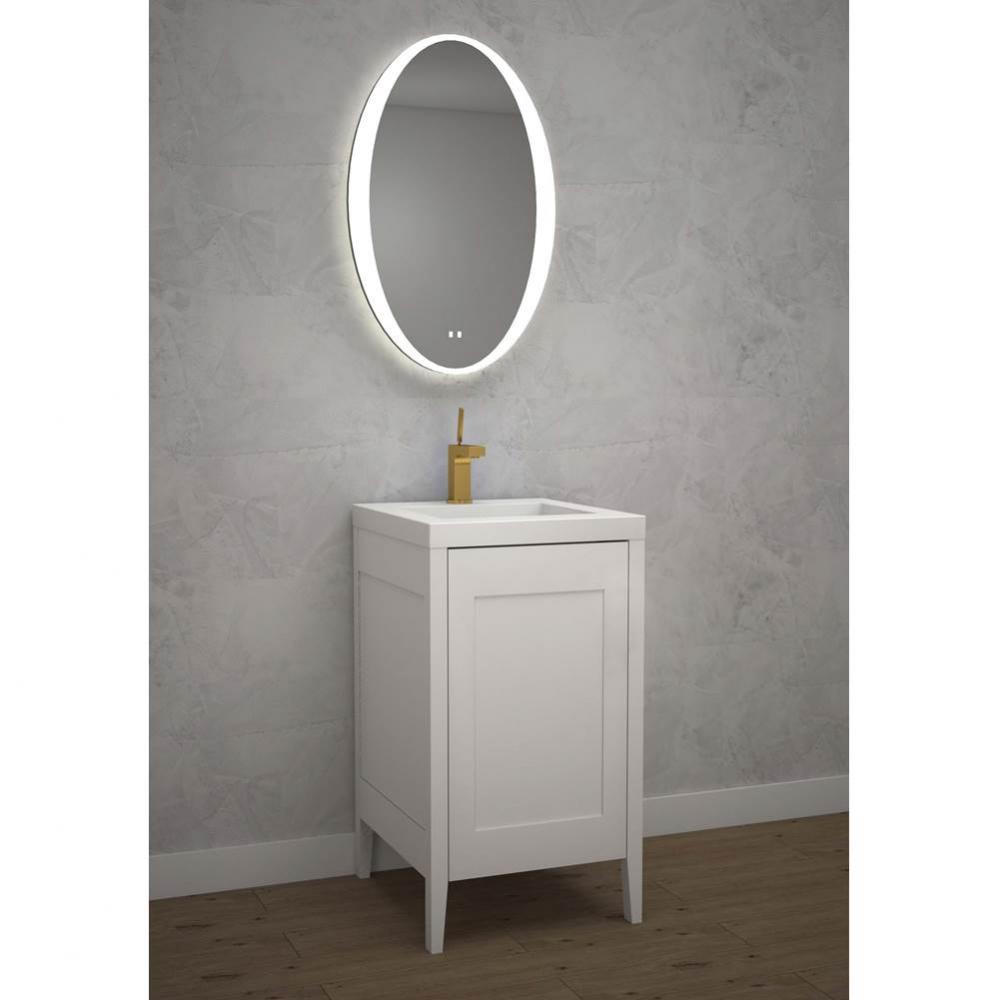 Madeli Encore 20'' Free Standing Vanity White - No Handles