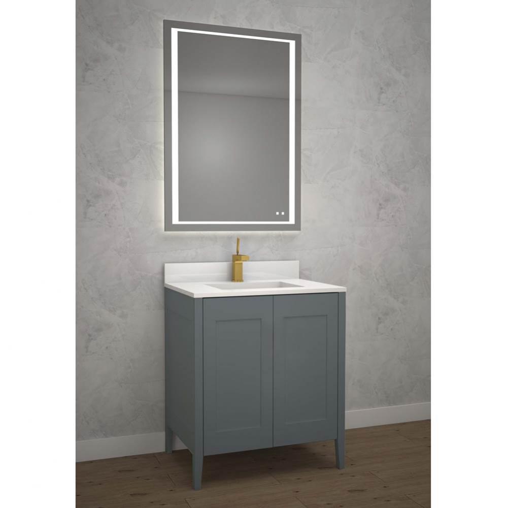 Madeli Encore 24'' Free Standing Vanity Studio Grey - No Handles