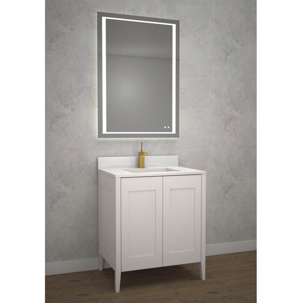 Madeli Encore 24'' Free Standing Vanity White - No Handles