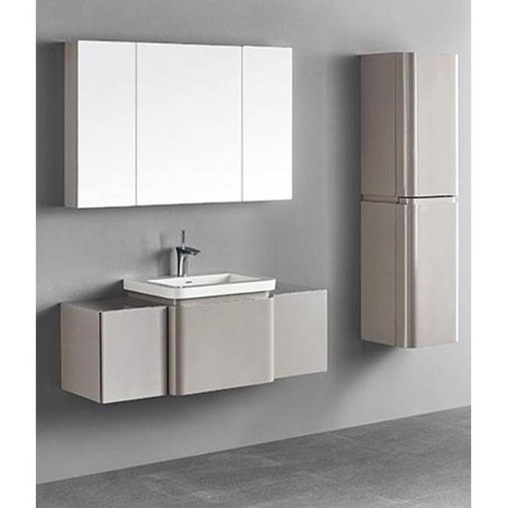 Madeli Euro 24'' Wall hung vanity cabinet in Silk Finish