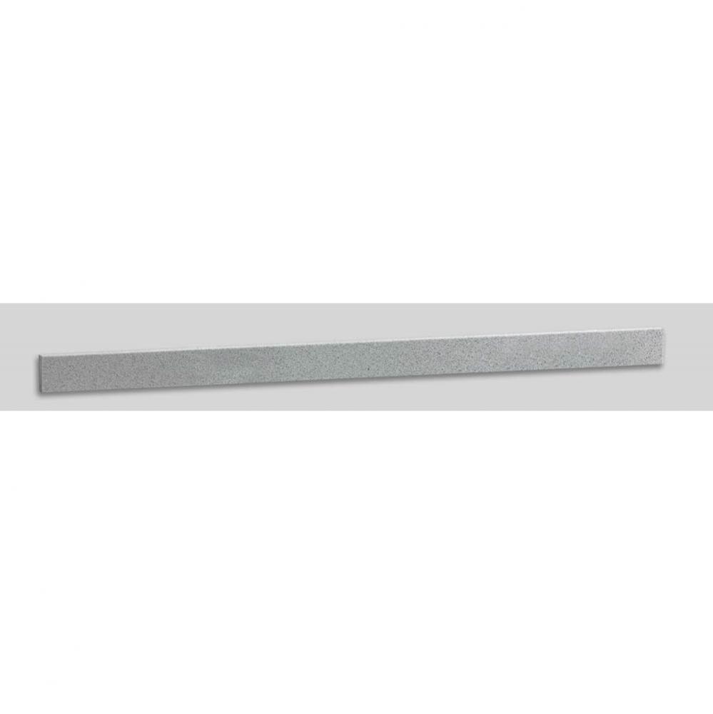 Madeli Quartzstone Backsplash, 24'' x 4'' x 3/4'', Silver Grey