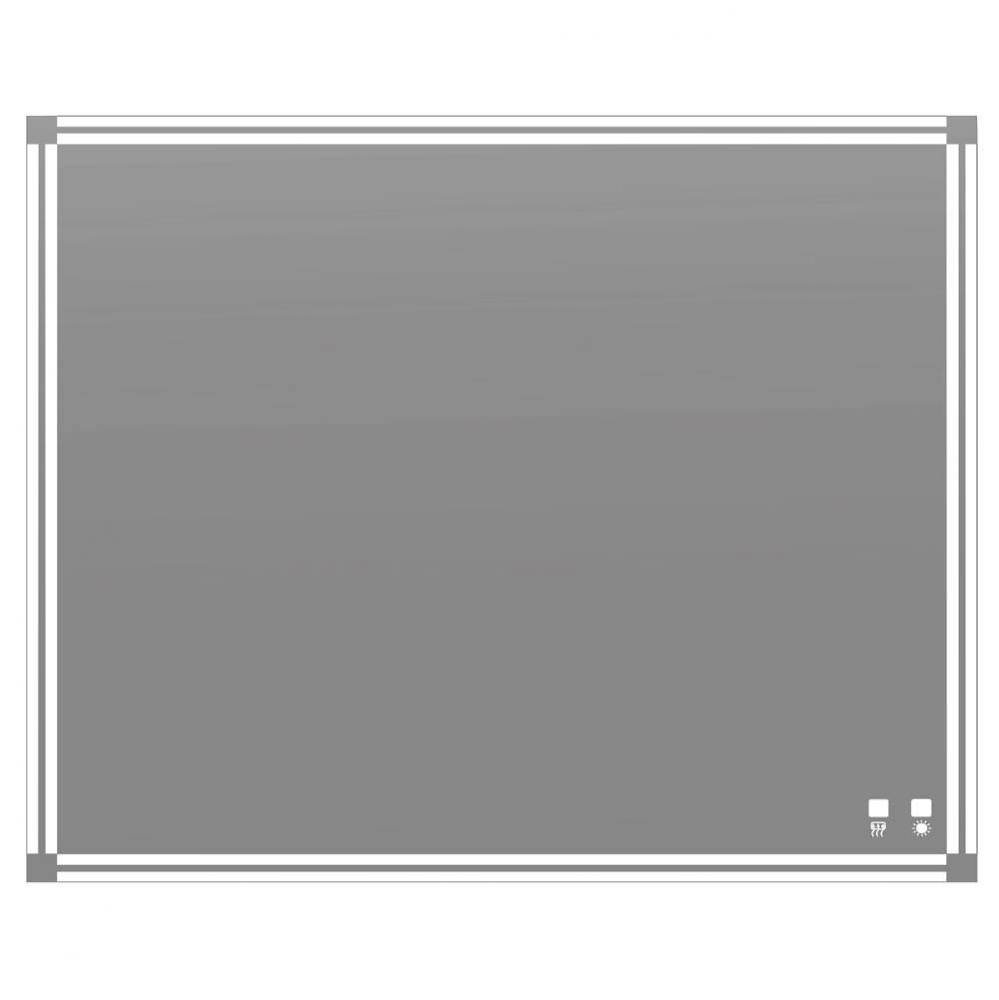 Contempo Illuminated Slique Mirror 48''X 42''. Lumentouch On/Off Dimmer Switch