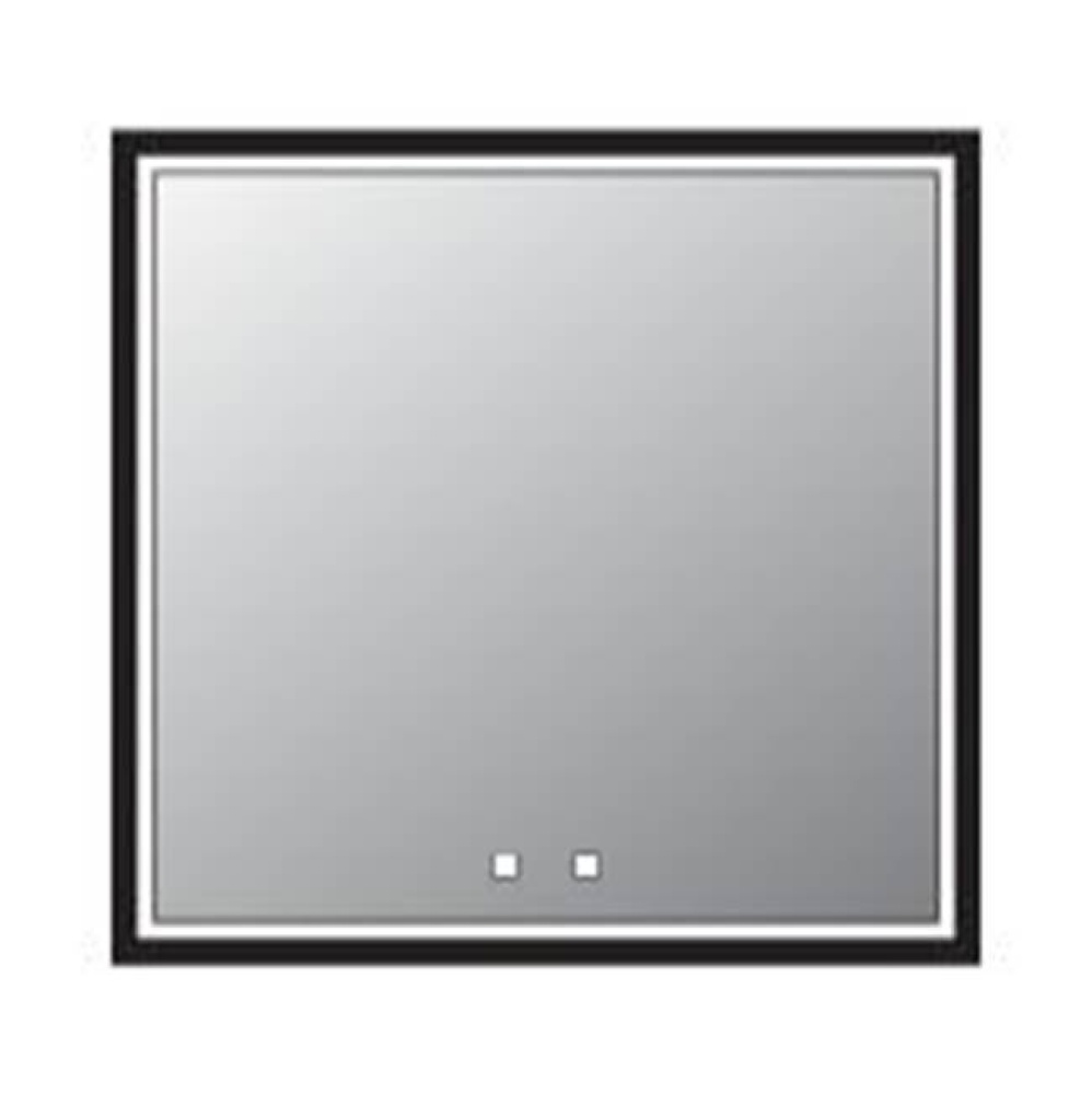 Illusion Lighted Mirrored Cabinet, Recessed Mount, 30'' x 30'' x 4-3/4'&a