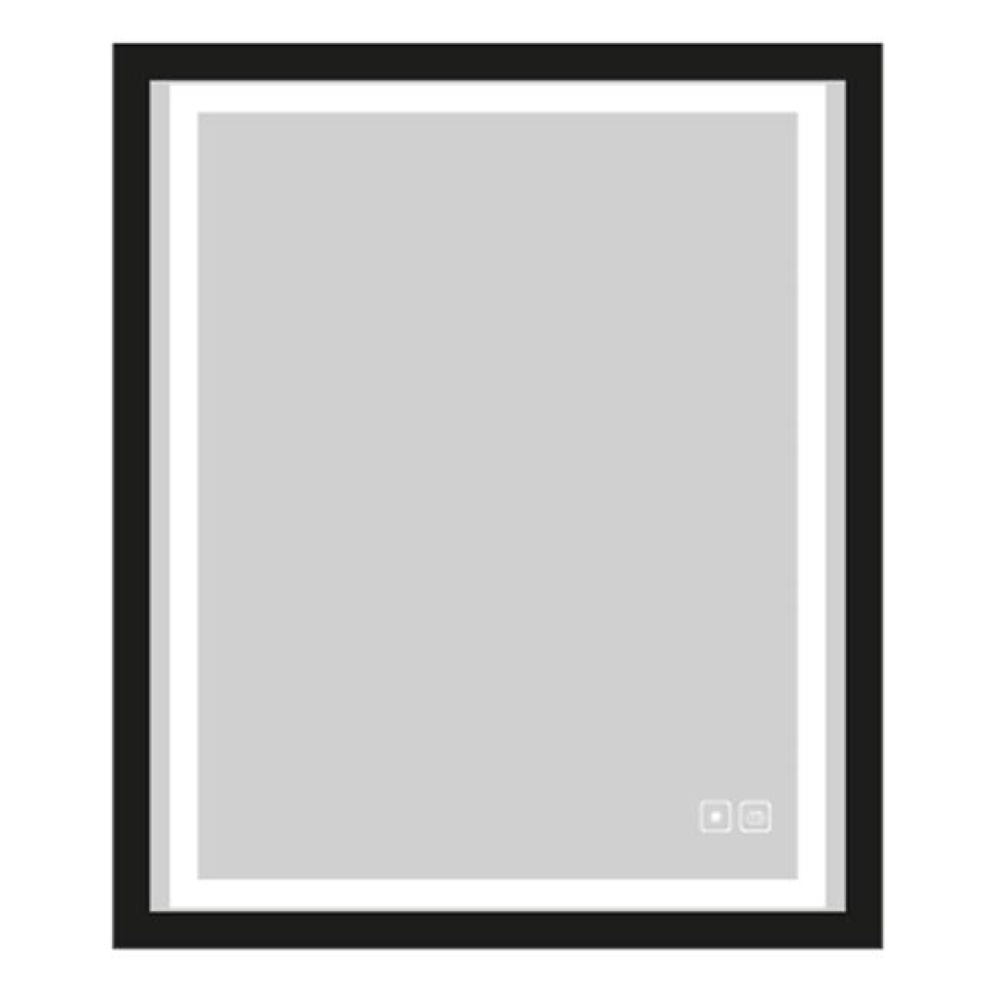Portrait III Lighted Slique Mirror, 36'' x 30'' x 7/8'', Rectangular