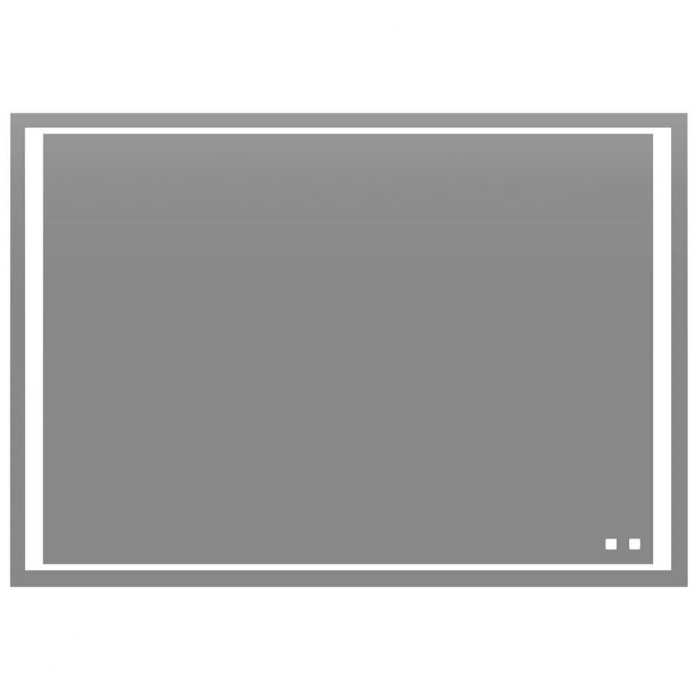 Madeli Sanctuary Lighted Slique Mirror, 60'' x 42'' x 7/8'', Rectang