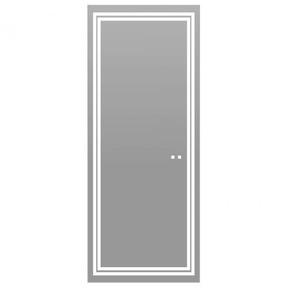 Madeli Zen Lighted Slique Mirror, 30'' x 72'' x 7/8'', Rectangular,